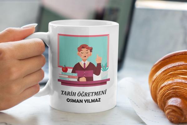 Tarih Öğretmeni Tasarımlı Kupa