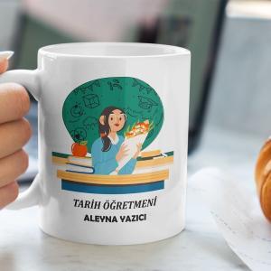 Tarih Öğretmeni Tasarımlı Kupa