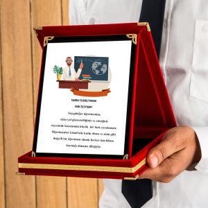 Kişiye Özel Tarih Öğretmeni Plaketi