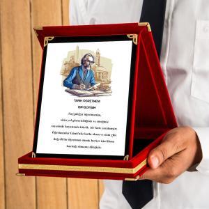 Kişiye Özel Tarih Öğretmeni Plaketi