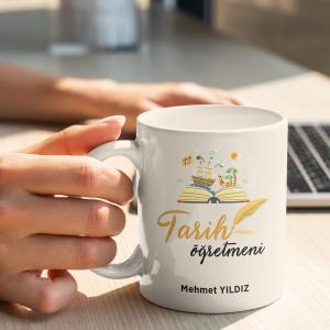 Tarih Öğretmeni Tasarımlı Kupa
