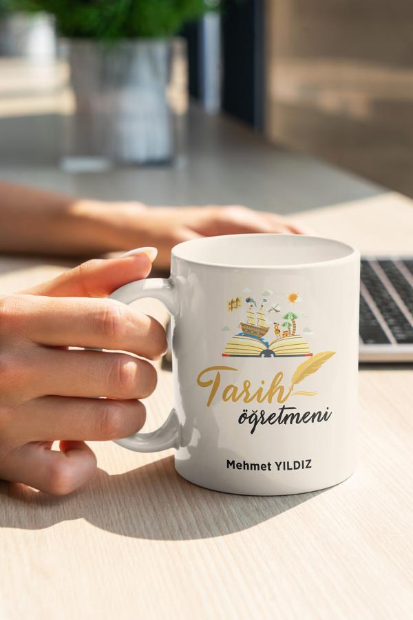 Tarih Öğretmeni Tasarımlı Kupa