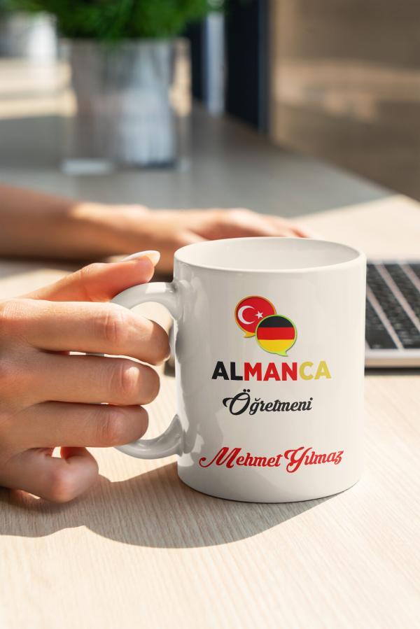 Almanca Öğretmeni Tasarımlı Kupa