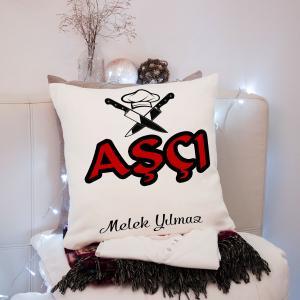 Aşcı Tasarımlı Yastık