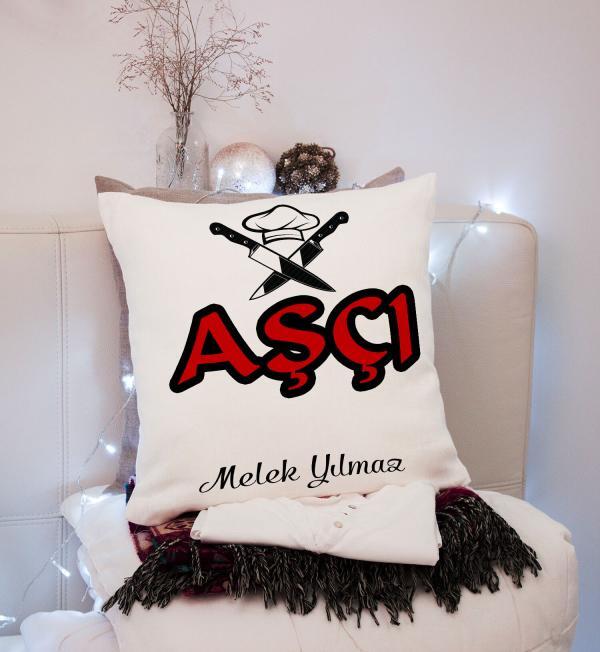 Aşcı Tasarımlı Yastık