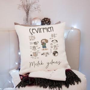 Çevirmen Tasarımlı Yastık