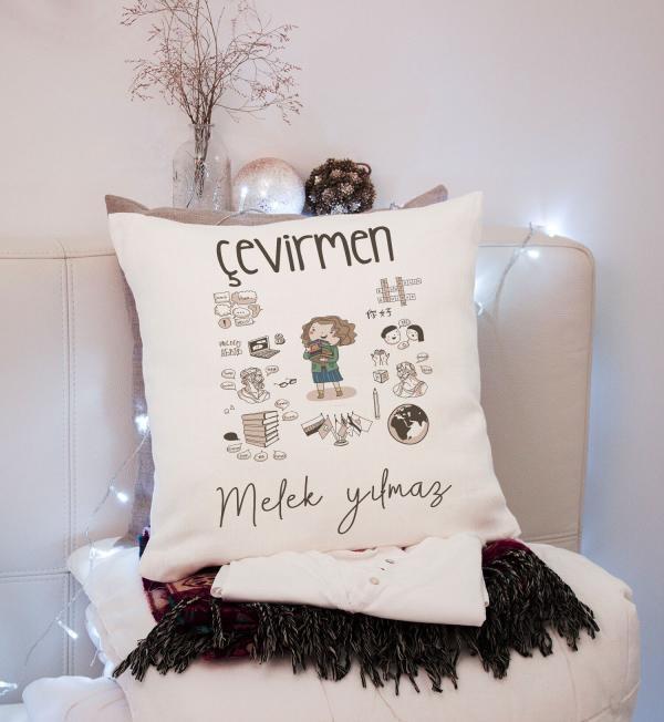 Çevirmen Tasarımlı Yastık