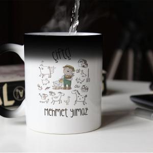 Çiftçi Tasarımlı Sihirli Kupa