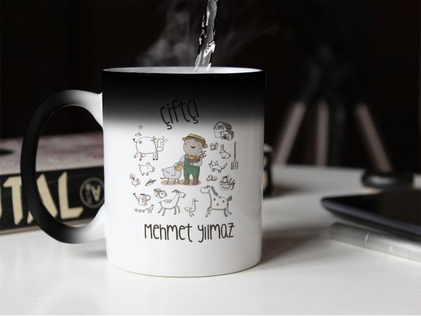 Çiftçi Tasarımlı Sihirli Kupa