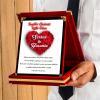 Sevgililer Günü Tasarımlı Plaket