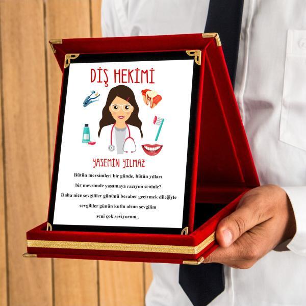 Diş Hekimi Tasarımlı Plaket