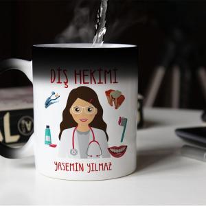 Diş Hekimi Tasarımlı Sihirli Kupa