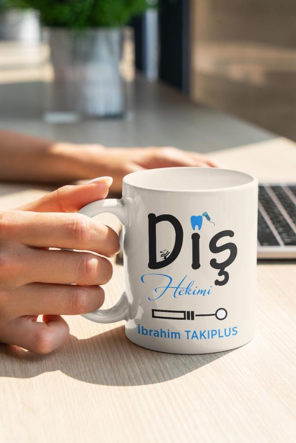 Diş Hekimi Tasarımlı Kupa