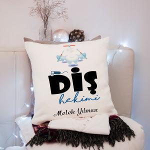 Diş Hekimi Tasarımlı Yastık