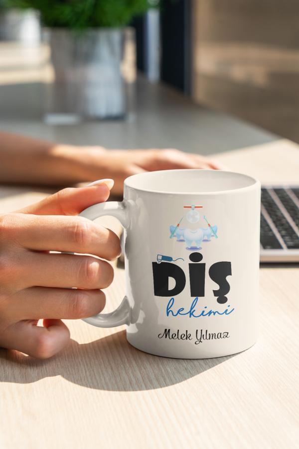 Diş Hekimi Tasarımlı Kupa
