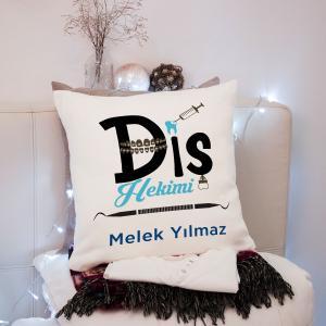 Diş Hekimi Tasarımlı Yastık
