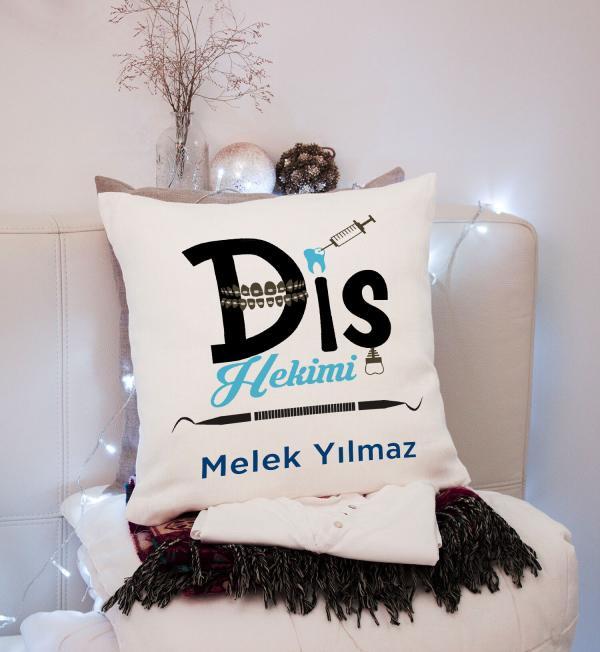Diş Hekimi Tasarımlı Yastık