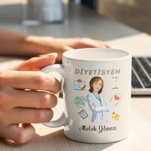 Diyetisyen Tasarımlı Kupa
