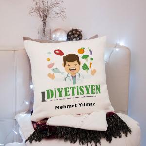 Diyetisyen Tasarımlı Yastık