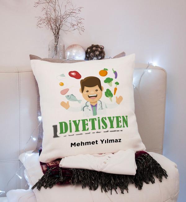 Diyetisyen Tasarımlı Yastık