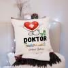 Doktor Tasarımlı Yastık