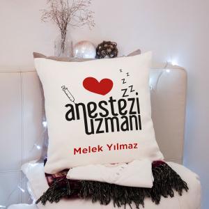 Anestezi Tasarımlı Yastık