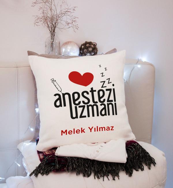 Anestezi Tasarımlı Yastık