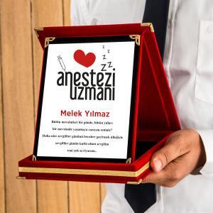 Anestezi Tasarımlı Plaket