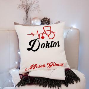 Doktor Tasarımlı Yastık