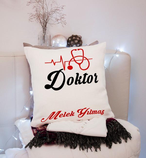 Doktor Tasarımlı Yastık