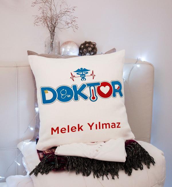 Doktor Tasarımlı Yastık