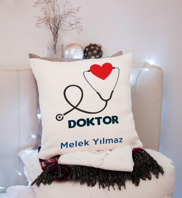 Doktor Tasarımlı Yastık