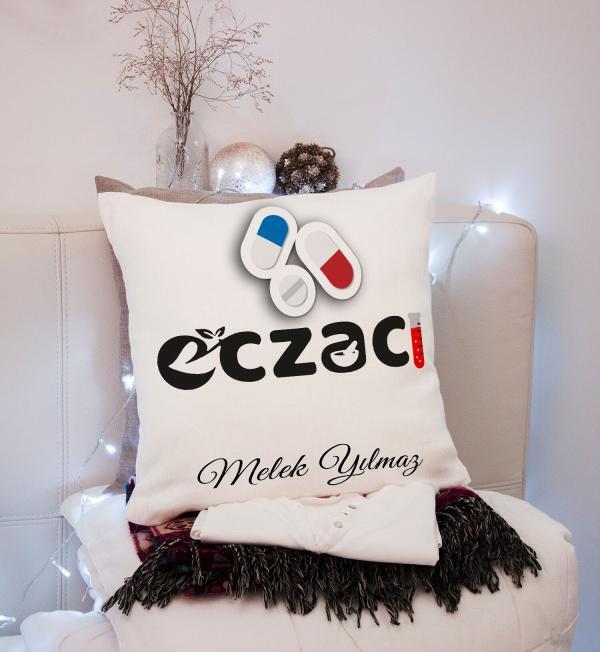Eczacı Tasarımlı Yastık