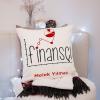 Finansçı Tasarımlı Yastık