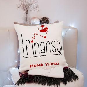Finansçı Tasarımlı Yastık