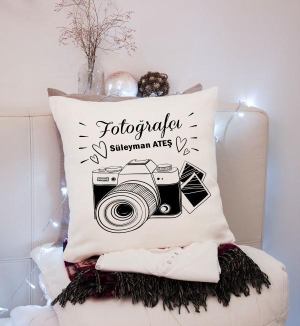 Fotoğrafçı Tasarımlı Yastık