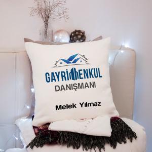 Gayri Menkul Danışmanı Tasarımlı Yastık