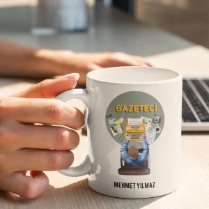 Gazete Tasarımlı Kupa