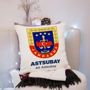 Jandarma Temalı Yastık