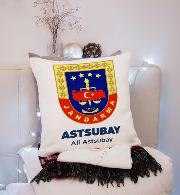 Jandarma Temalı Yastık