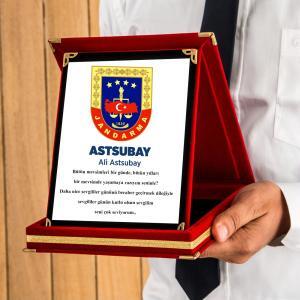 Jandarma Tasarımlı Plaket