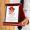 Sevgililer Günü Tasarımlı Plaket