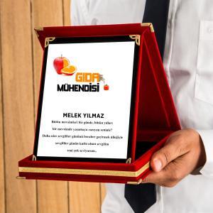 Gıda Tasarımlı Plaket