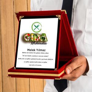 Gıda Tasarımlı Plaket