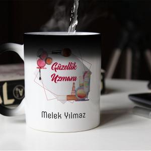 Kuaför Tasarımlı Sihirli Kupa