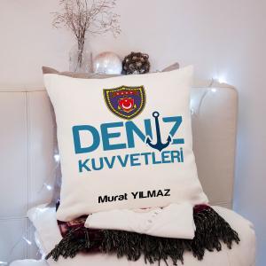 Deniz Kuvvetleri tasarımlı yastık