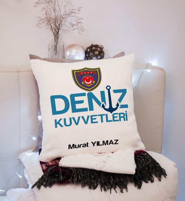 Deniz Kuvvetleri tasarımlı yastık