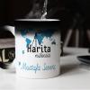 Harita Mühendisi Tasarımlı Sihirli Kupa