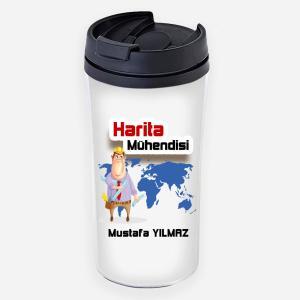 Harita Mühendisi Tasarımlı Termos