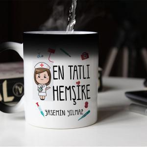 Hemşire Tasarımlı Sihirli Kupa